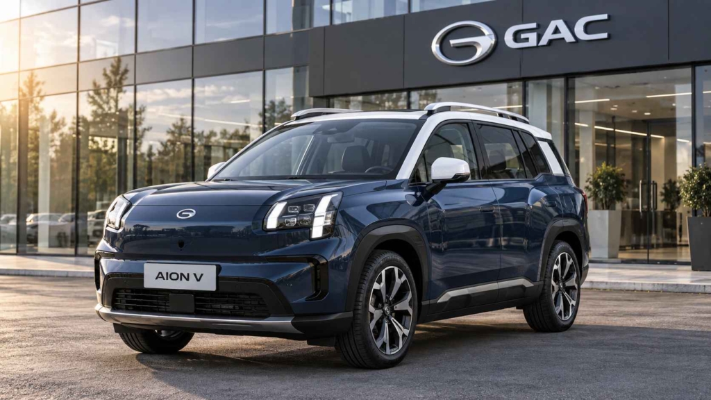 GAC AION V доступен в России: запас хода до 580 км